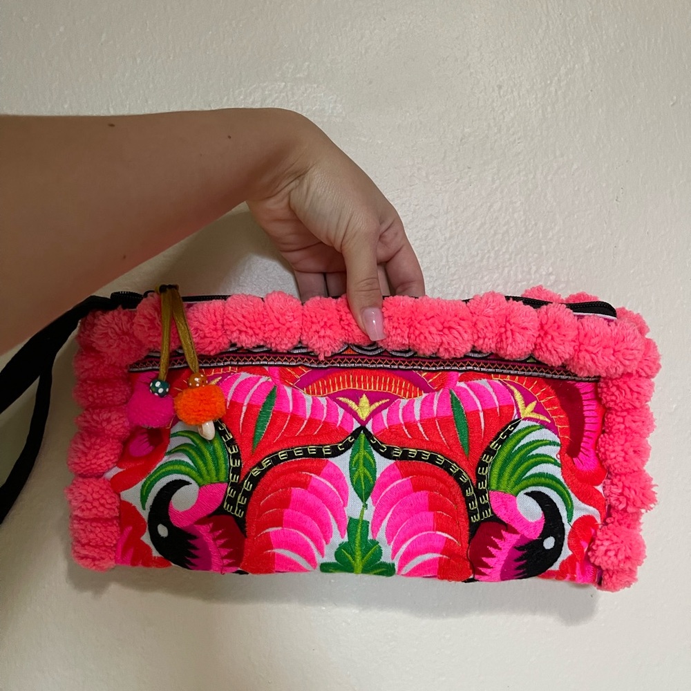 Thai Handmade Embroidered Clutch